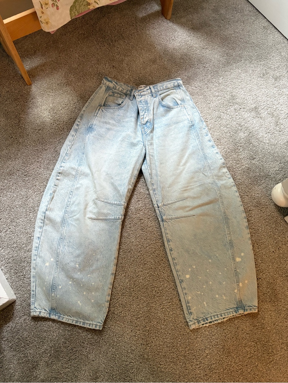 Free People We The Free Pale Blue High-Rise Denim Jeans - Picture 1 of 1